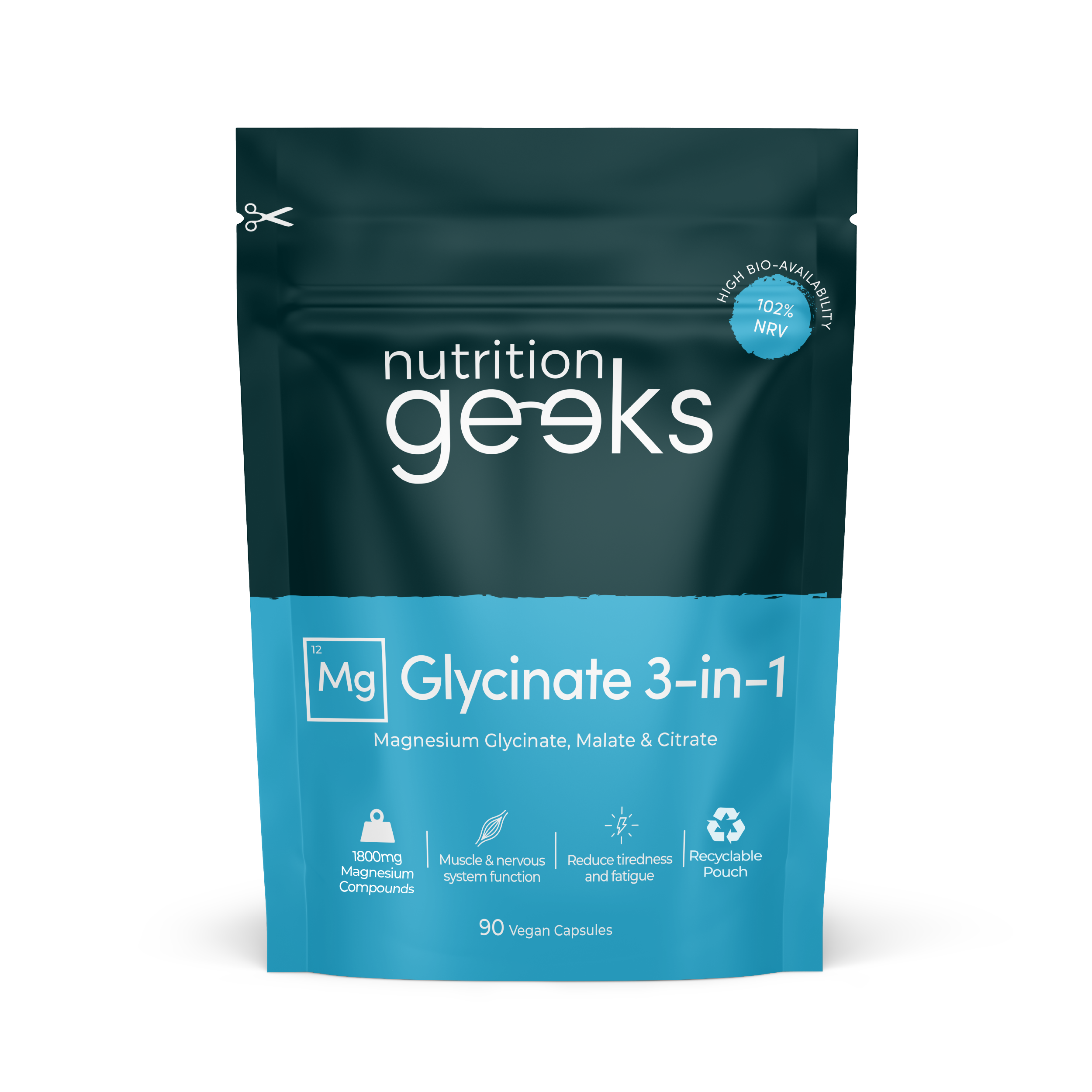 Magnesium Glycinate 3-in-1-Nutrition Geeks