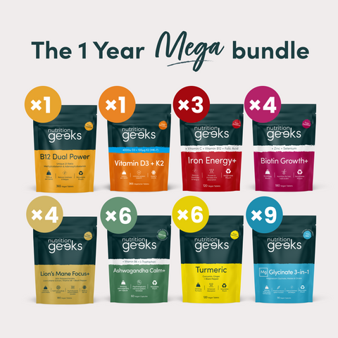 1 Year Mega Bundle-Nutrition Geeks