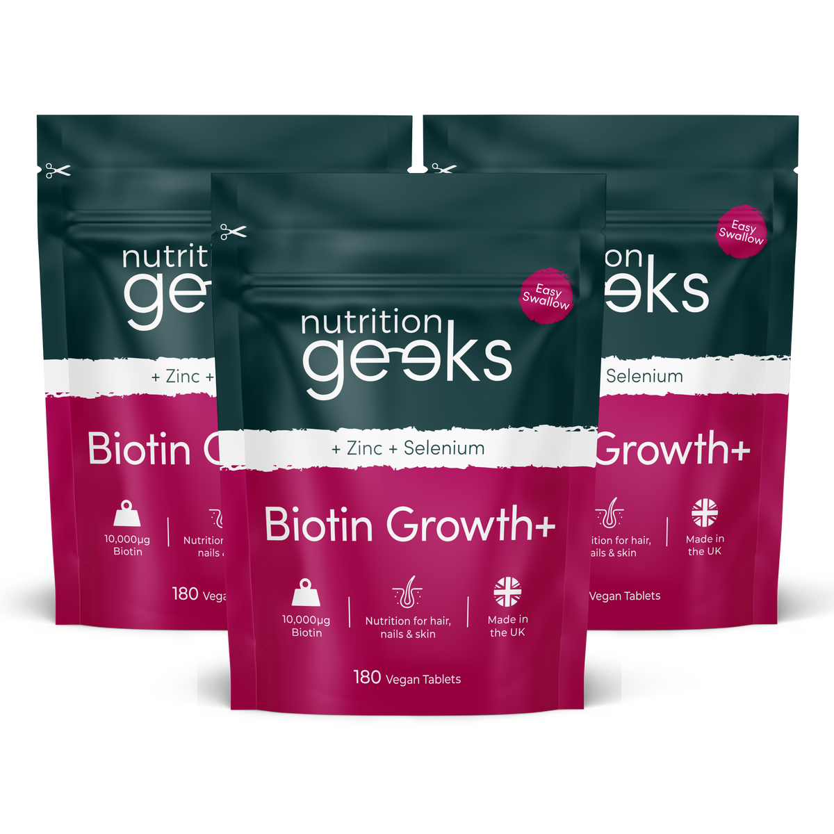 Biotin Tablets For Hair Growth - Nutrition Geeks