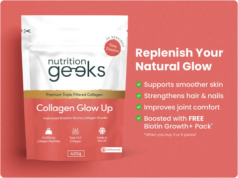 Collagen Glow Up Powder-Nutrition Geeks
