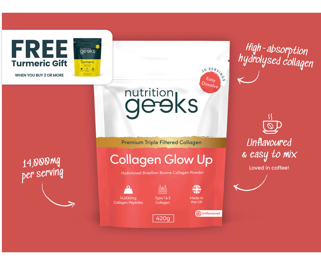 Collagen Up Powder Collagen Glow Up Powder 420g | UK's #1 Best-Selling Collagen