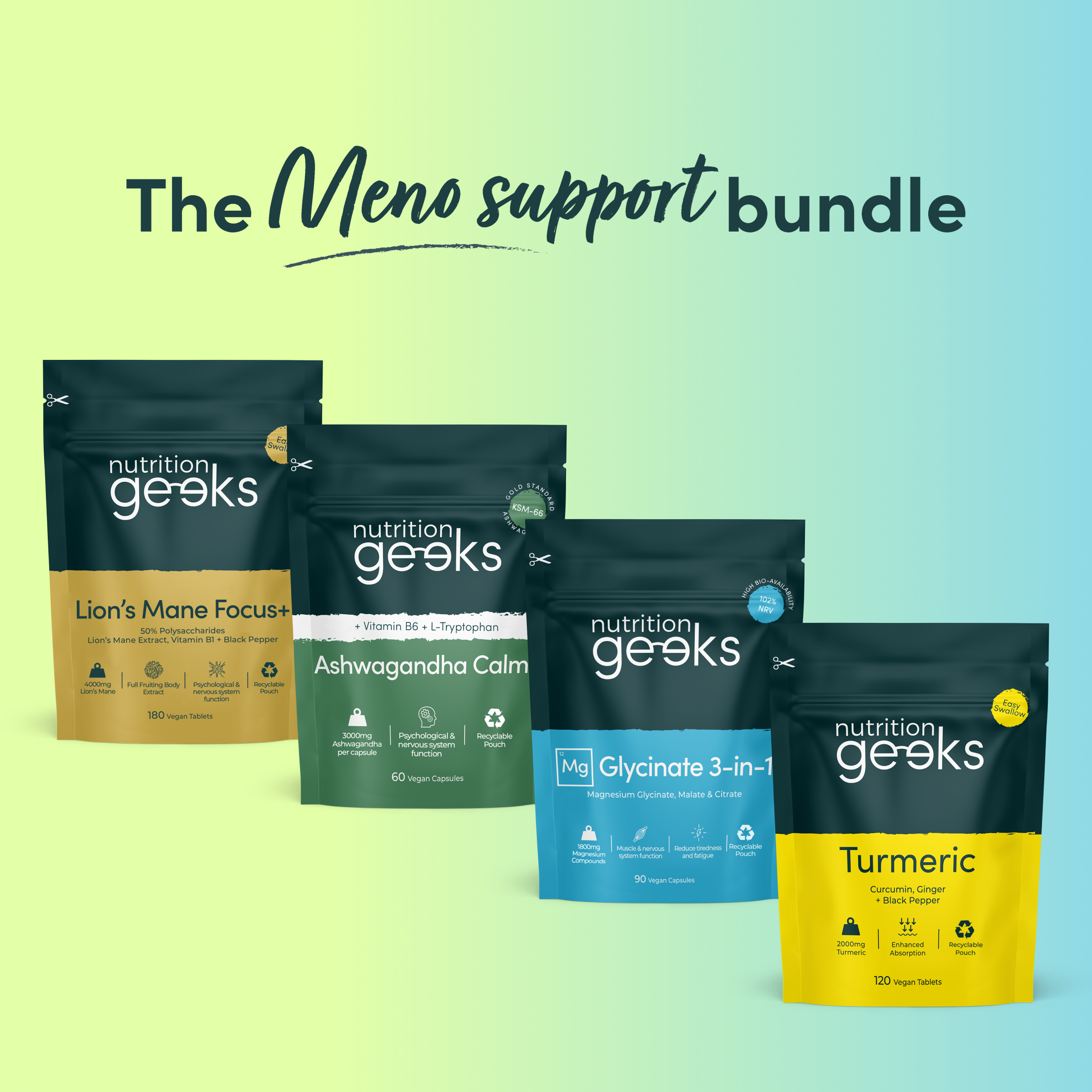 Mutition Geeks Meno Support Bundle | Natural Support for Life's Transitions ...