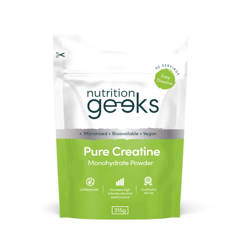 Pure Creatine Monohydrate Powder (B)-Nutrition Geeks