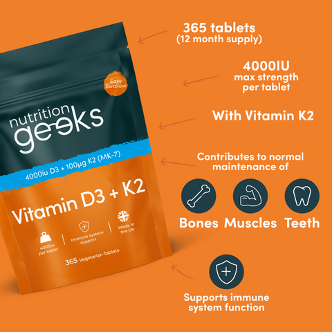 Summer Special Vitamin D3+K2-Nutrition Geeks