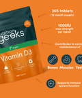 Vegan Vitamin D 1000iu Optimum Strength-Nutrition Geeks
