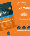Vitamin D3 4000iu + K2-Nutrition Geeks